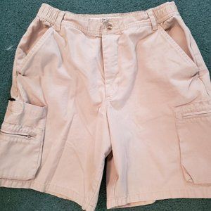John Ashford Tan Cargo Shorts 33 Waist